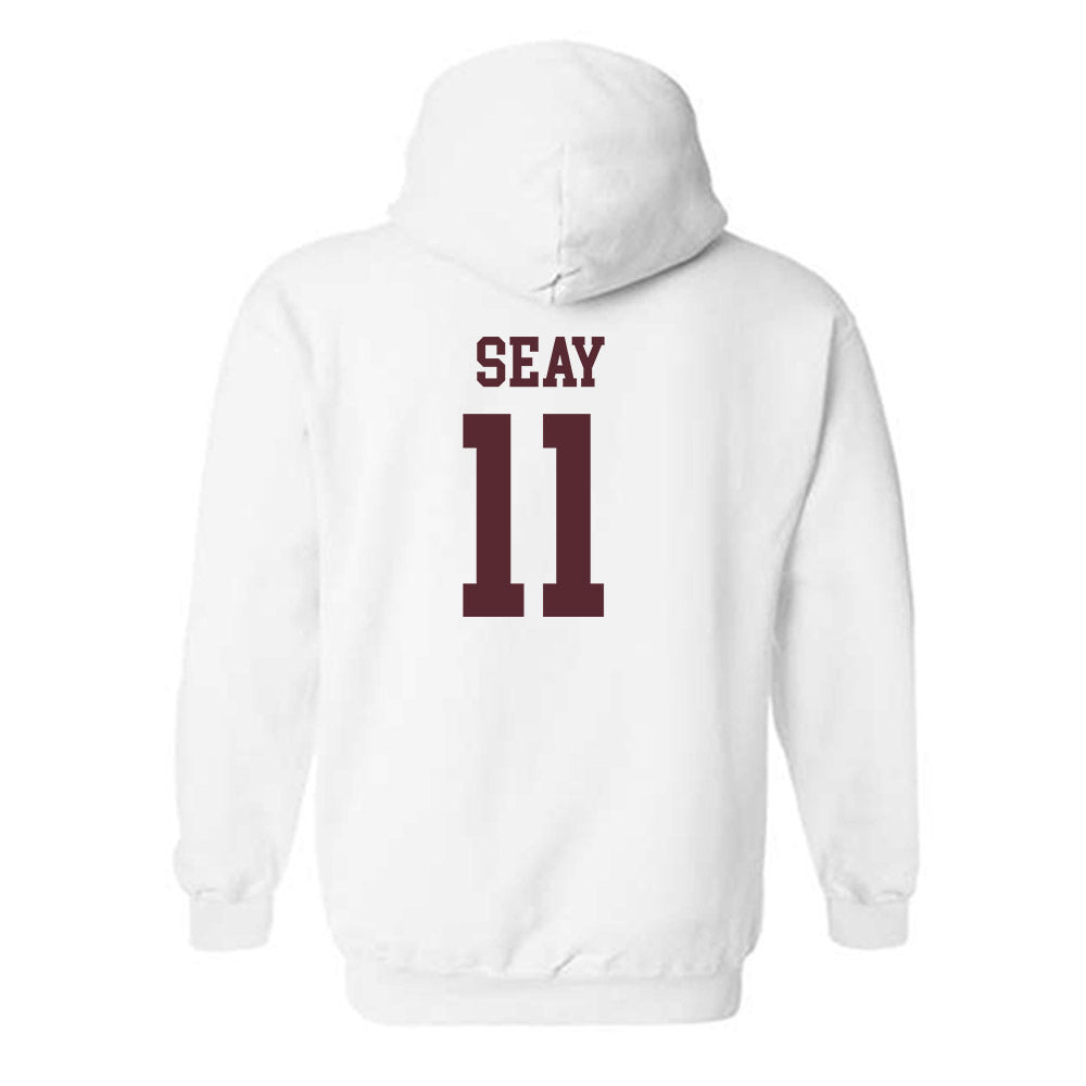 Texas State - NCAA Baseball : Taylor Seay - Classic Shersey Hooded Sweatshirt-1