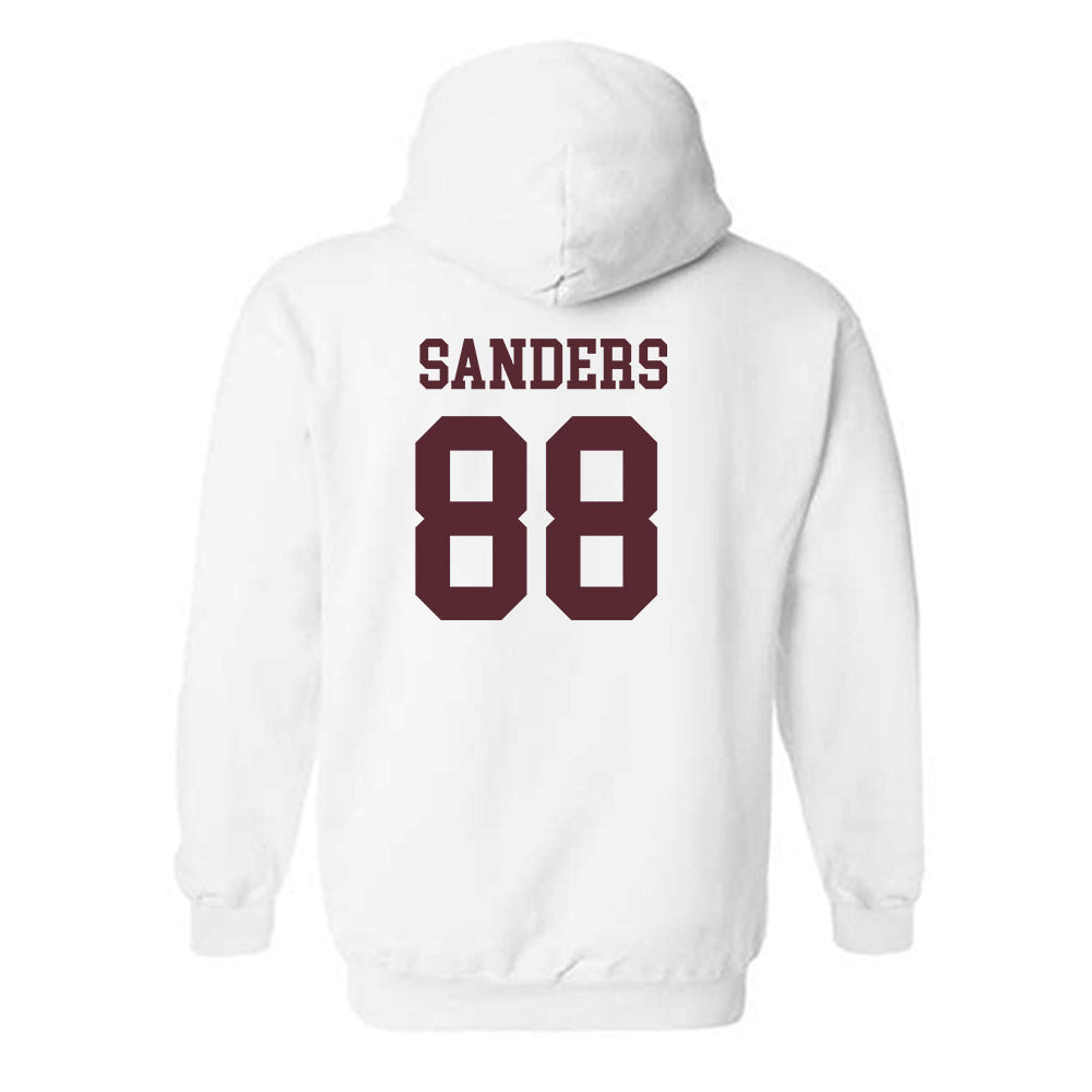 Texas State - NCAA Football : Jordan sanders - Classic Shersey Hooded Sweatshirt-1