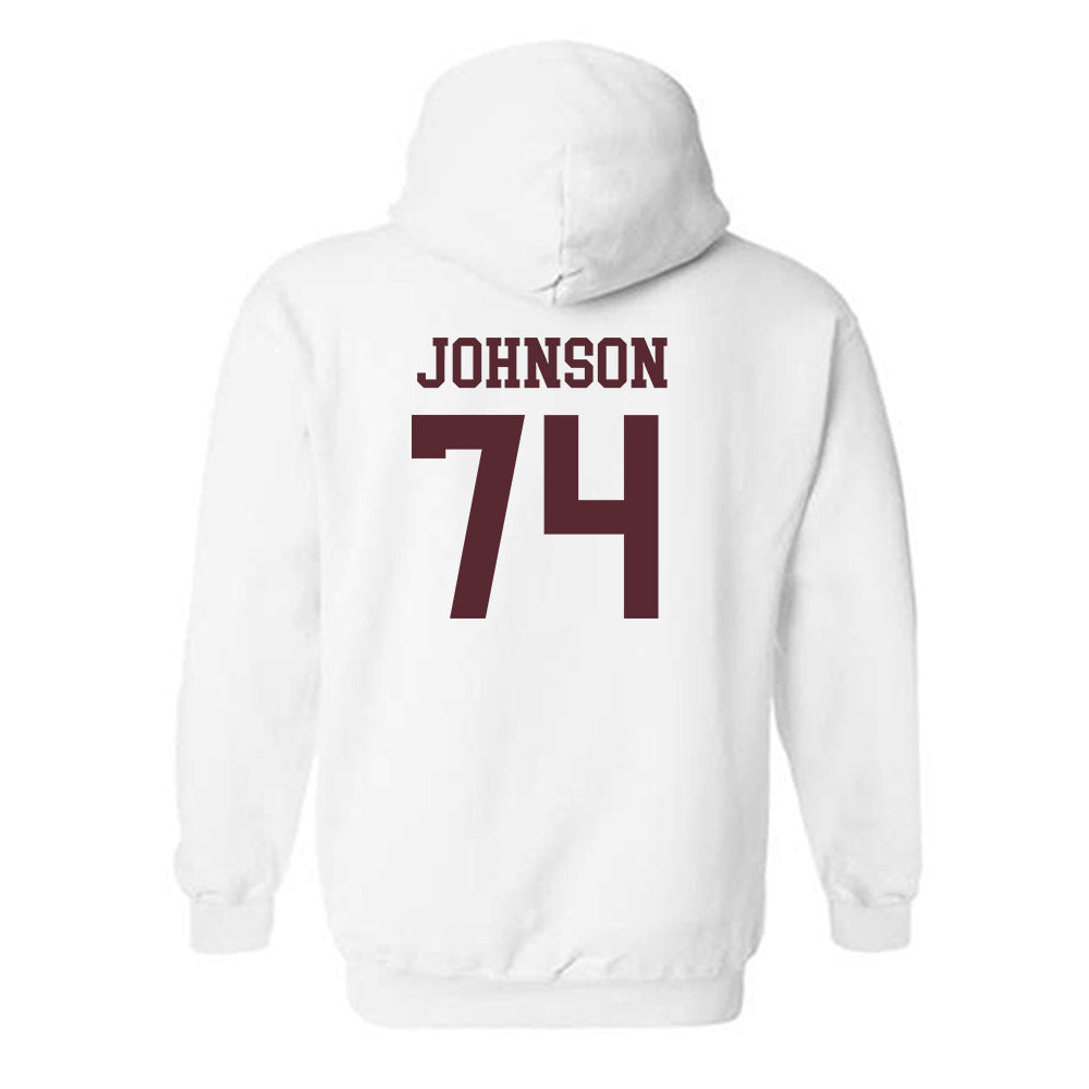 Texas State - NCAA Football : Caleb Johnson - Classic Shersey Hooded Sweatshirt-1