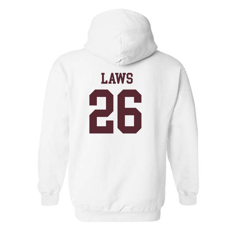 Texas State - NCAA Baseball : Carson Laws - Classic Shersey Hooded Sweatshirt-1
