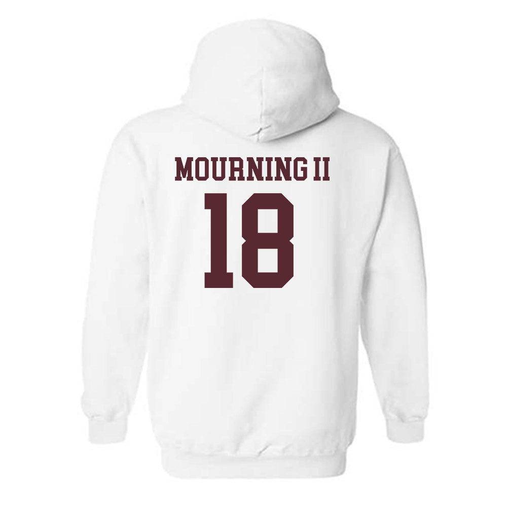 Texas State - NCAA Football : Derick Mourning II - Classic Shersey Hooded Sweatshirt-1