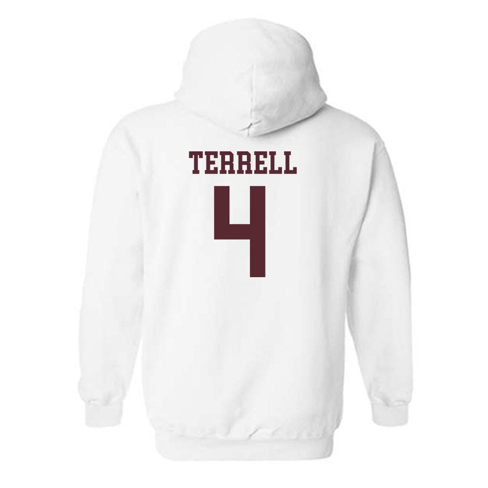 Texas State - NCAA Football : Khamari Terrell - Classic Shersey Hooded Sweatshirt-1