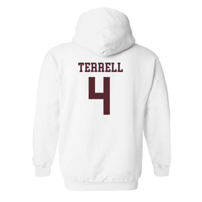 Texas State - NCAA Football : Khamari Terrell - Classic Shersey Hooded Sweatshirt-1