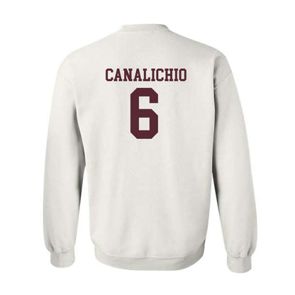 Texas State - NCAA Baseball : Will Canalichio - Classic Shersey Crewneck Sweatshirt-1