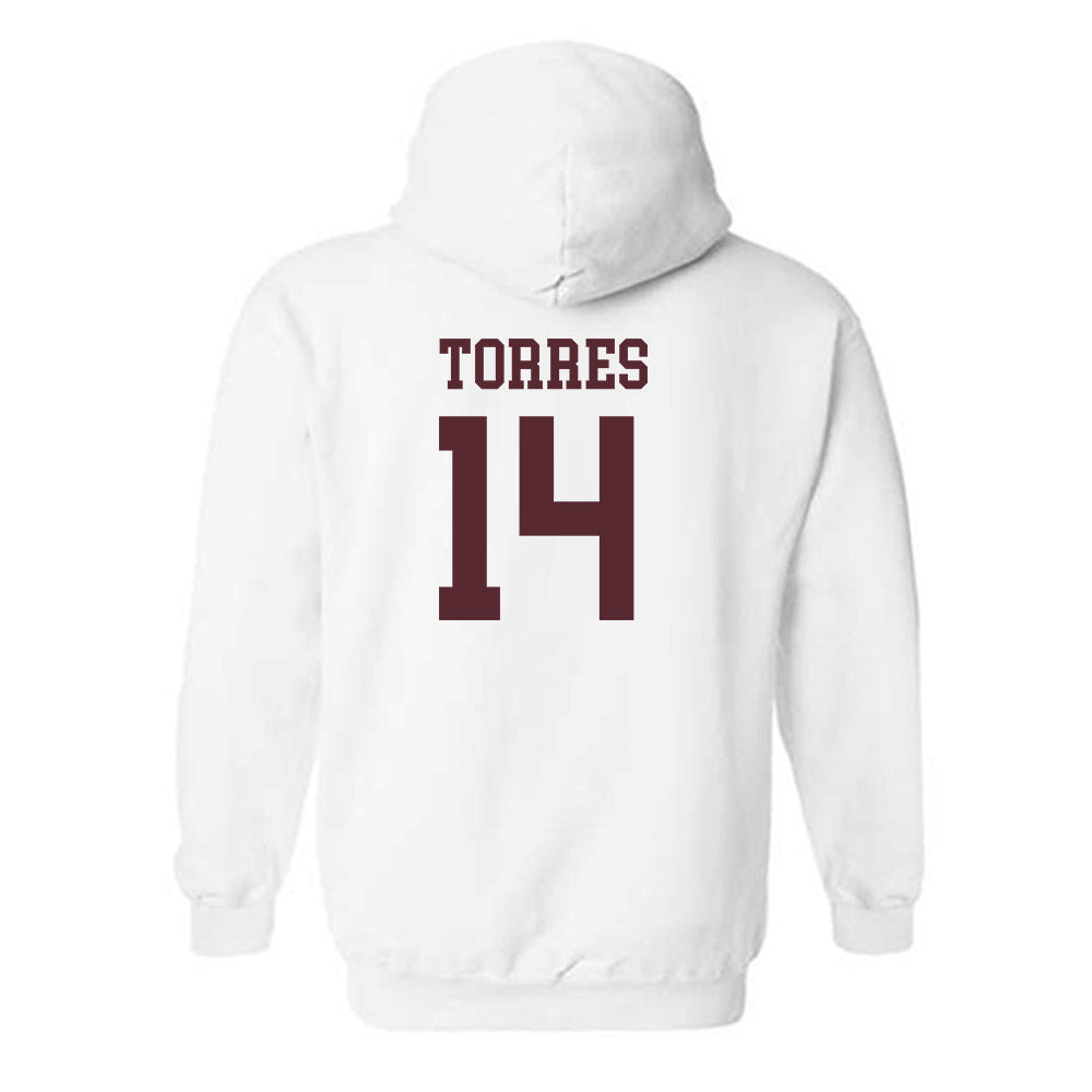Texas State - NCAA Women's Volleyball : Ryann Torres - Classic Shersey Hooded Sweatshirt-1