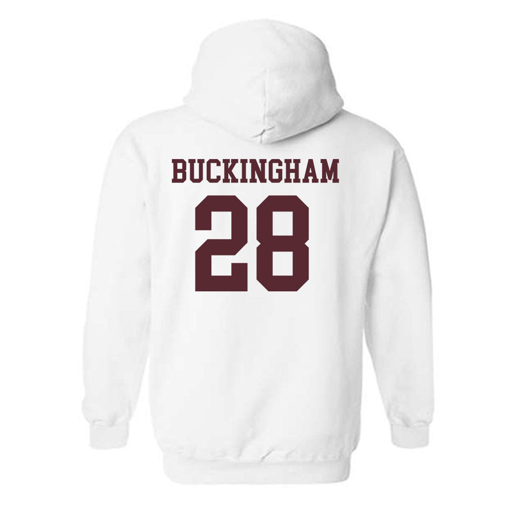 Texas State - NCAA Baseball : Dalton Buckingham - Classic Shersey Hooded Sweatshirt-1