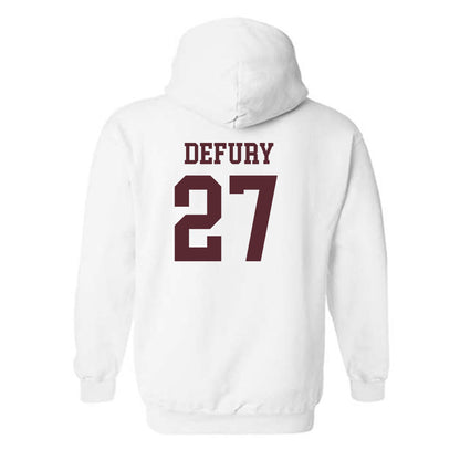 Texas State - NCAA Baseball : Coy DeFury - Classic Shersey Hooded Sweatshirt-1