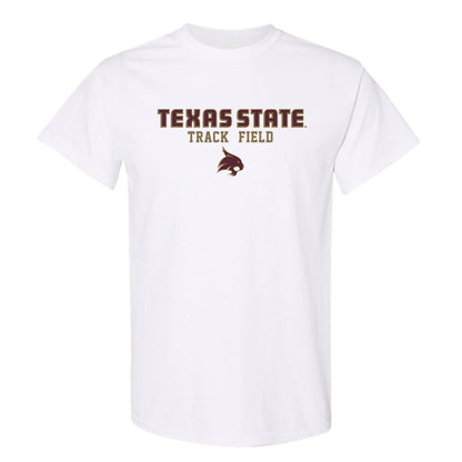 Texas State - NCAA Men's Track & Field : Easton Hammond - T-Shirt