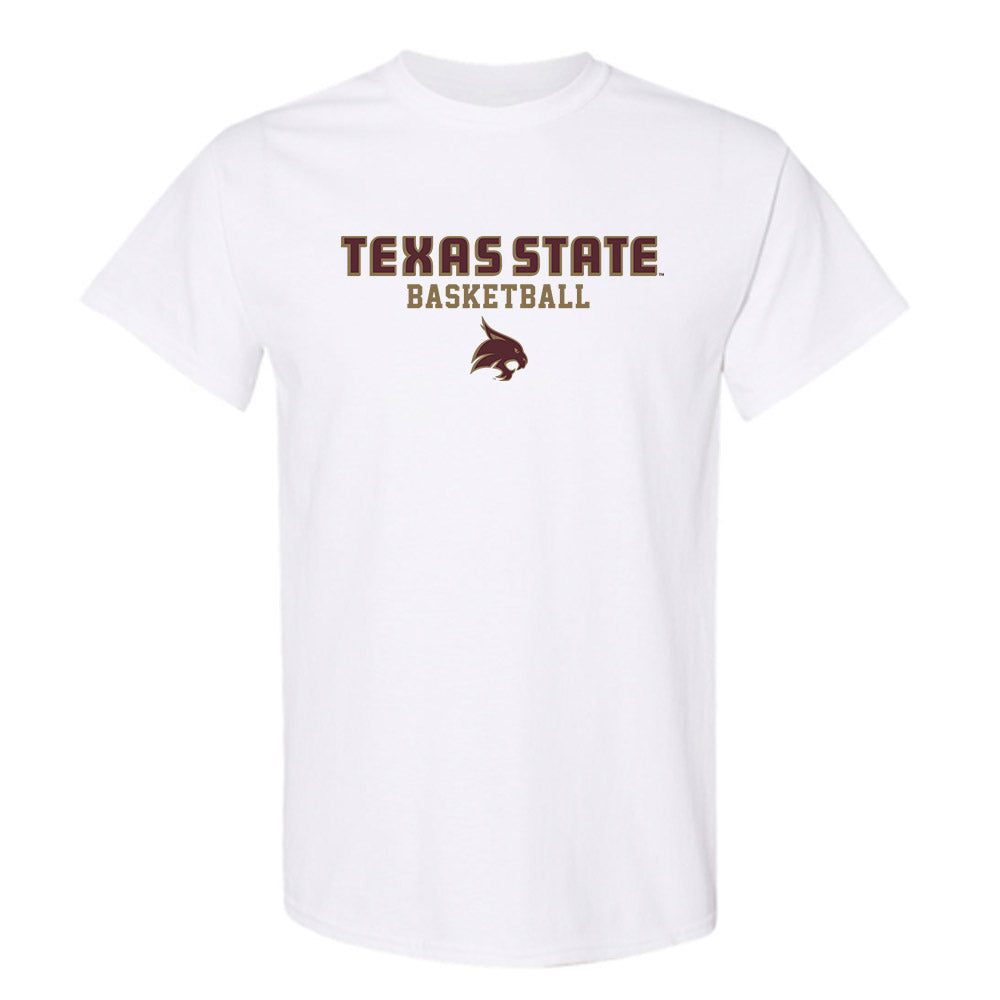 Texas State - NCAA Men's Basketball : Dj Hall - Classic Shersey T-Shirt-0