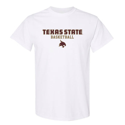 Texas State - NCAA Men's Basketball : Dj Hall - Classic Shersey T-Shirt-0