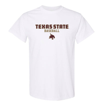 Texas State - NCAA Baseball : Colby Diaz - Classic Shersey T-Shirt-0