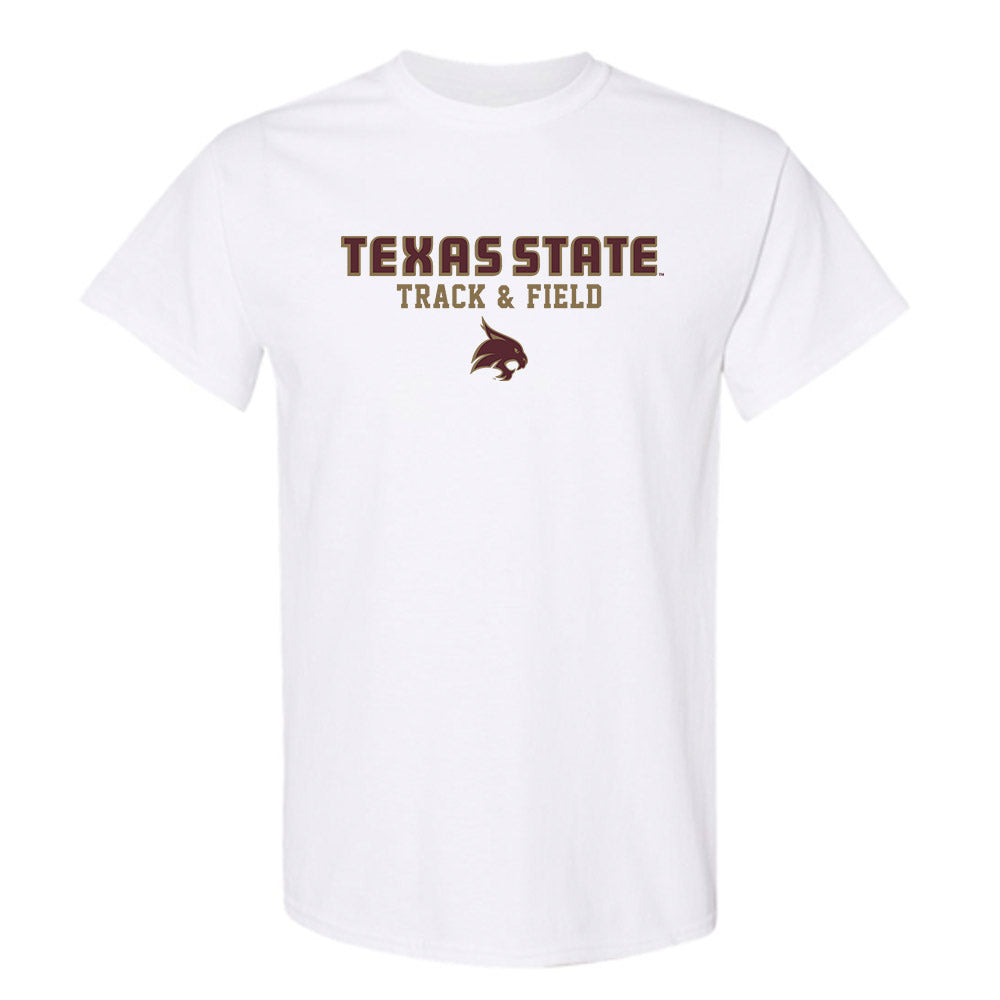 Texas State - NCAA Men's Track & Field : Edward Taamilo - Classic Shersey T-Shirt-0