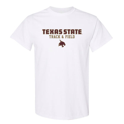 Texas State - NCAA Men's Track & Field : Easton Hammond - Classic Shersey T-Shirt-0