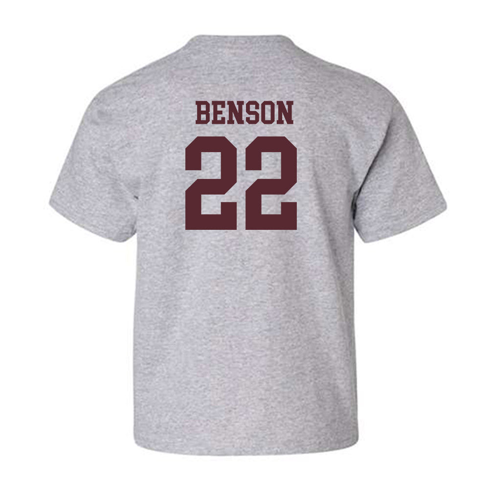 Texas State - NCAA Men's Basketball : Coleton Benson - Youth T-Shirt-1