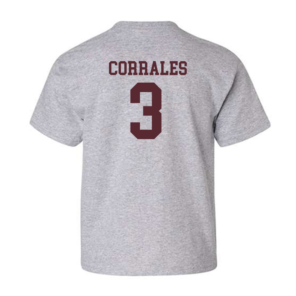 Texas State - NCAA Football : Beau Corrales - Youth T-Shirt-1