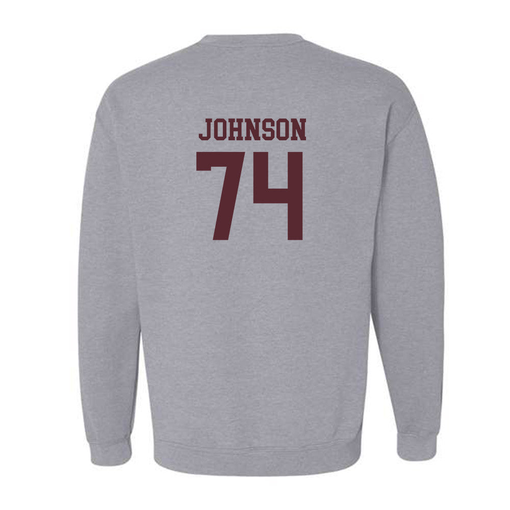 Texas State - NCAA Football : Caleb Johnson - Crewneck Sweatshirt-1