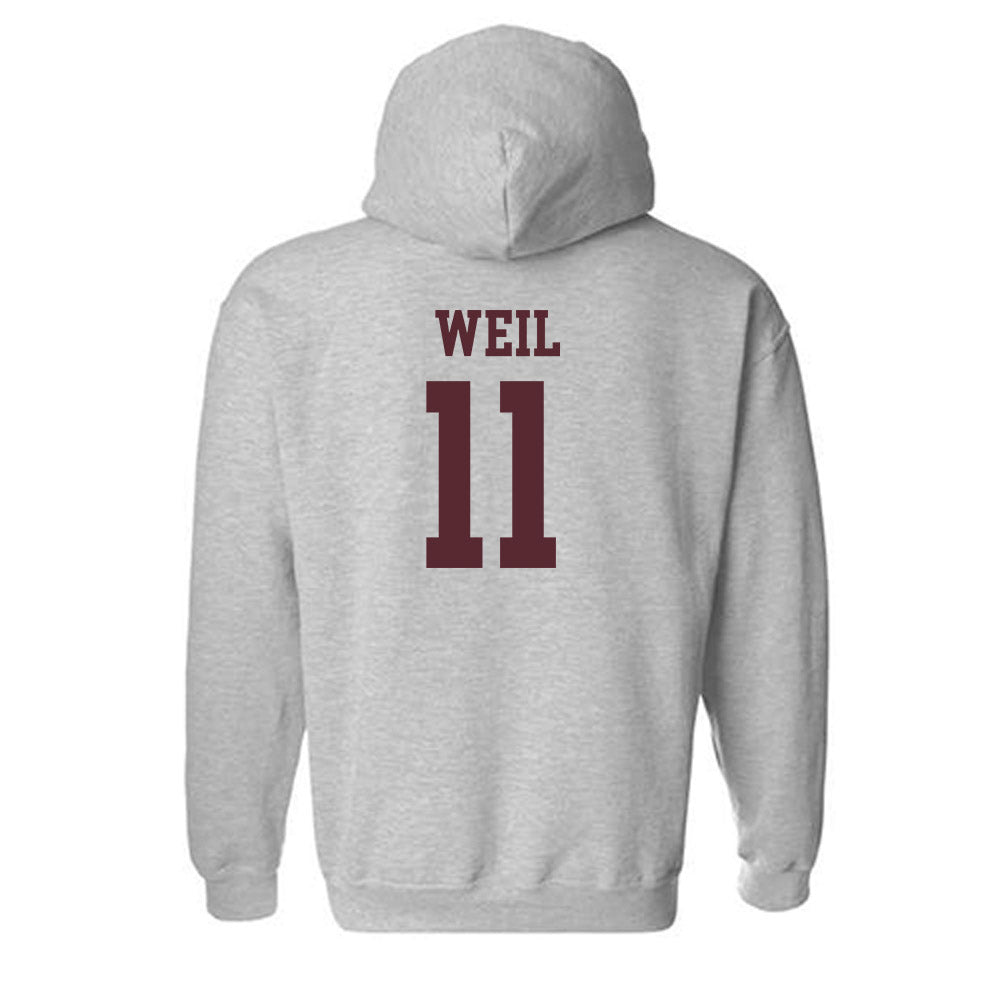 Texas State - NCAA Baseball : Kameron Weil - Hooded Sweatshirt-1