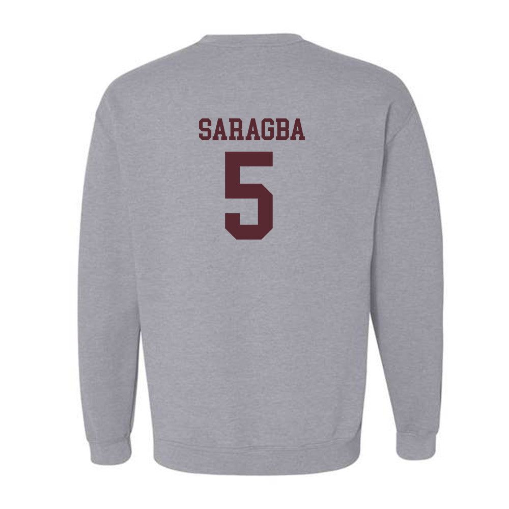 Texas State - NCAA Men's Basketball : Bessanty Saragba - Crewneck Sweatshirt-1