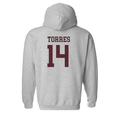 Texas State - NCAA Women's Volleyball : Ryann Torres - Hooded Sweatshirt-1