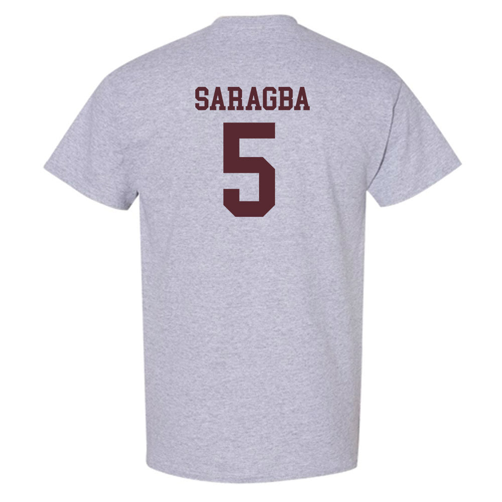 Texas State - NCAA Men's Basketball : Bessanty Saragba - T-Shirt-1