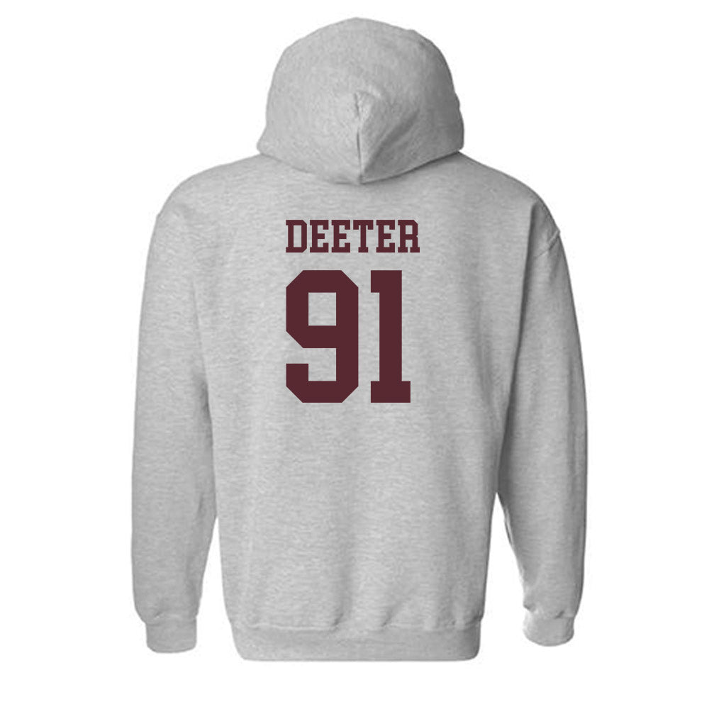 Texas State - NCAA Football : Jp Deeter - Hooded Sweatshirt-1