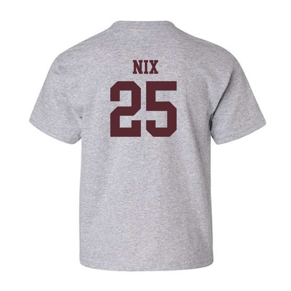 Texas State - NCAA Men's Basketball : Chris Nix - Youth T-Shirt-1