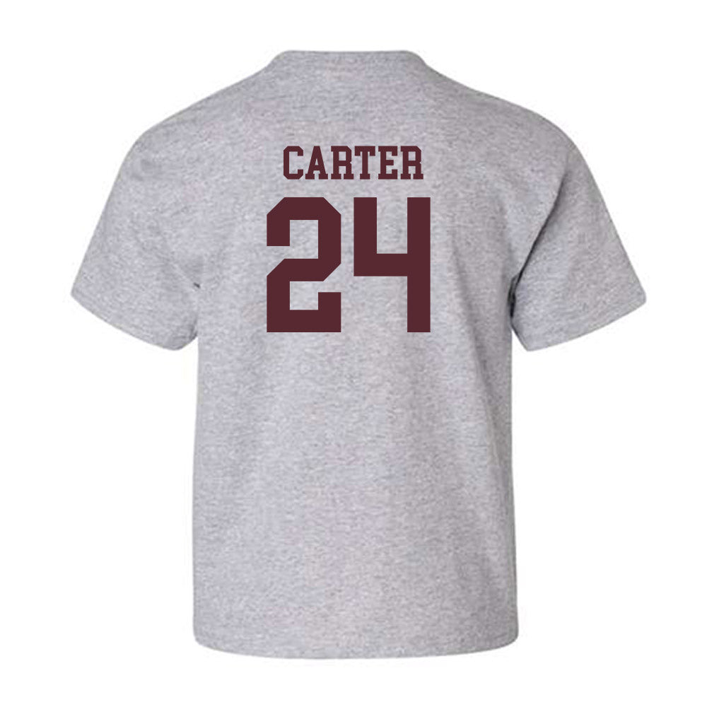 Texas State - NCAA Football : Caleb Carter - Youth T-Shirt-1