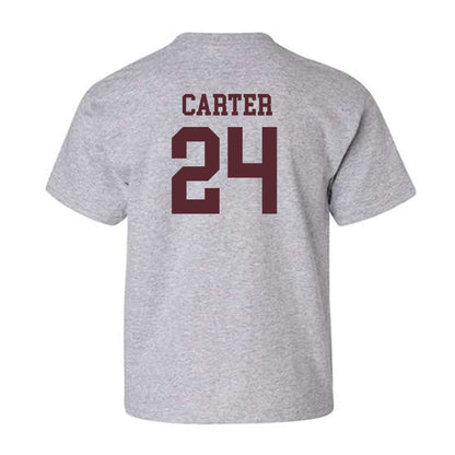 Texas State - NCAA Football : Caleb Carter - Youth T-Shirt-1