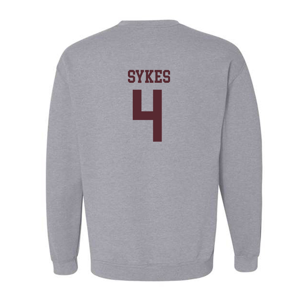 Texas State - NCAA Men's Basketball : Davion Sykes - Crewneck Sweatshirt-1