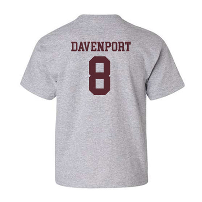 Texas State - NCAA Football : Donerio Davenport - Youth T-Shirt-1