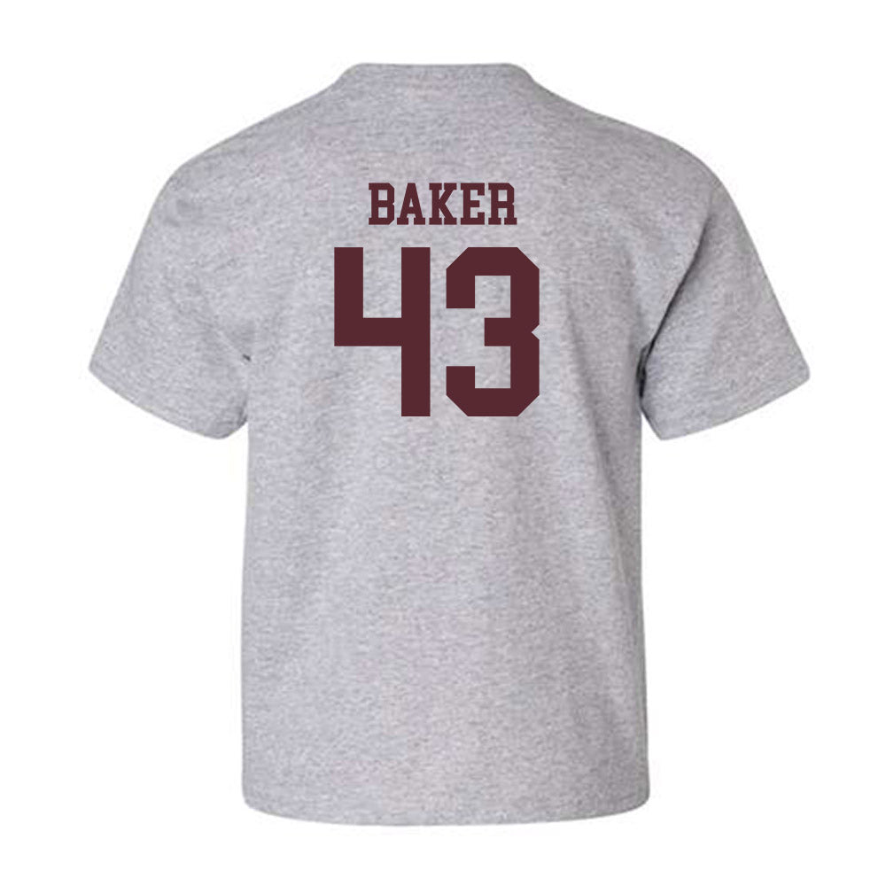 Texas State - NCAA Baseball : Caden Baker - Youth T-Shirt-1