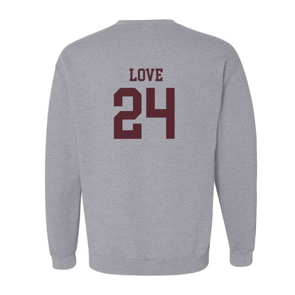 Texas State - NCAA Men's Basketball : Brandon Love - Crewneck Sweatshirt-1