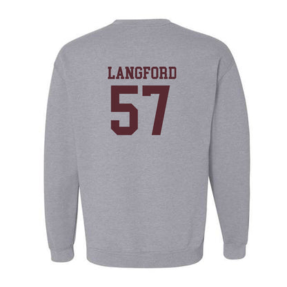 Texas State - NCAA Football : Ian Langford - Crewneck Sweatshirt-1