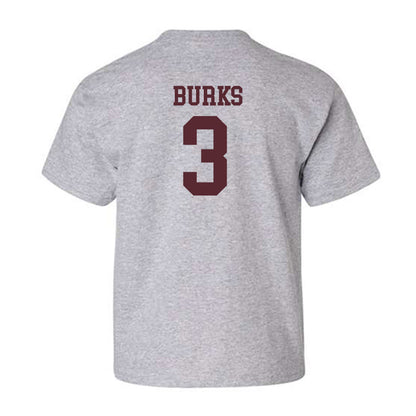 Texas State - NCAA Women's Basketball : Saniya Burks - Youth T-Shirt-1