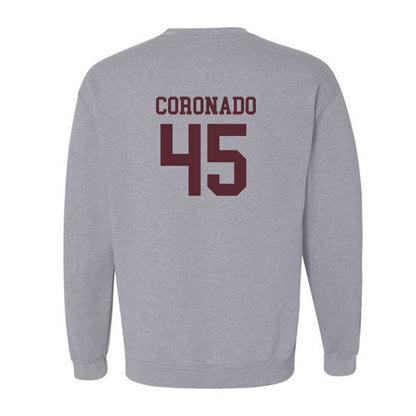 Texas State - NCAA Baseball : Victor Coronado - Crewneck Sweatshirt-1