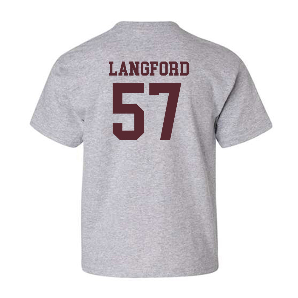 Texas State - NCAA Football : Ian Langford - Youth T-Shirt-1