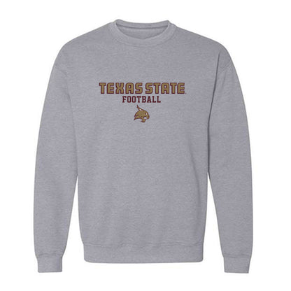 Texas State - NCAA Football : Mason Shipley - Crewneck Sweatshirt-0