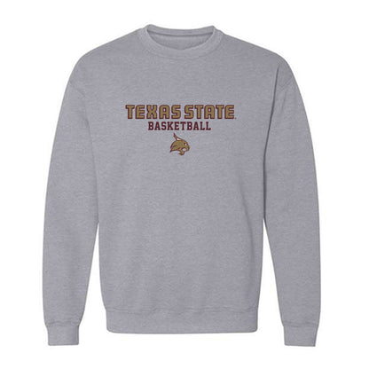 Texas State - NCAA Men's Basketball : Mark Drone - Crewneck Sweatshirt-0