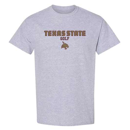 Texas State - NCAA Women's Golf : Grace Quintanilla - T-Shirt-0