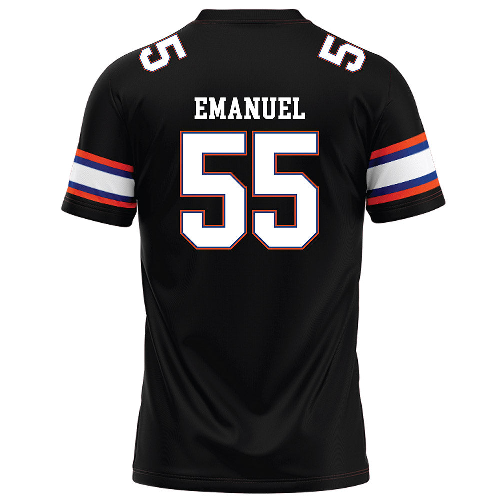 Florida - NCAA Football : Charles Emanuel - Black Football Jersey