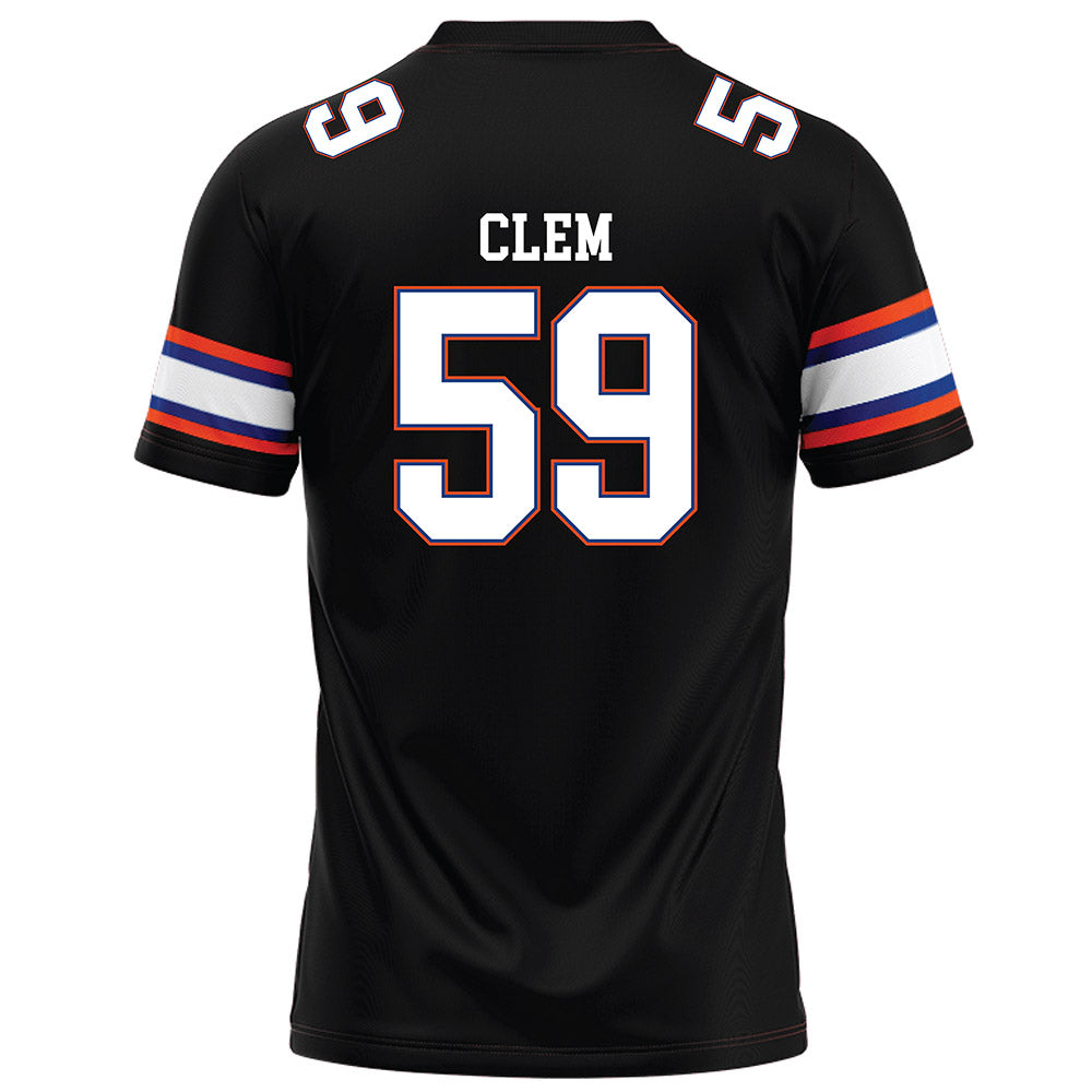 Florida - NCAA Football : Hayden Clem - Black Football Jersey-1