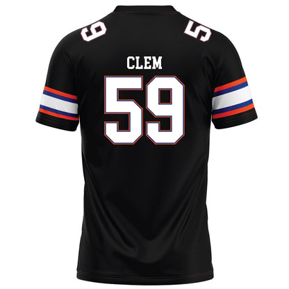 Florida - NCAA Football : Hayden Clem - Black Football Jersey-1