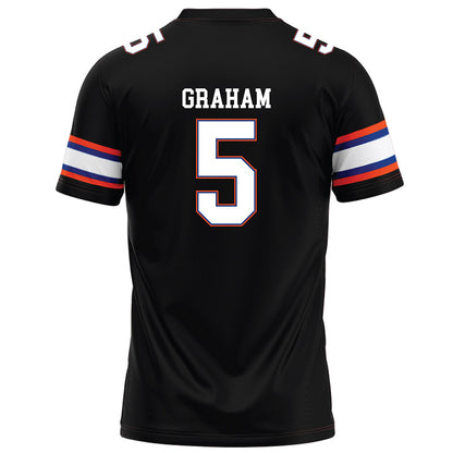 Florida - NCAA Football : Myles Graham - Black Football Jersey