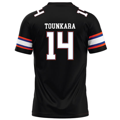 Florida - NCAA Football : Muizz Tounkara - Black Football Jersey-1