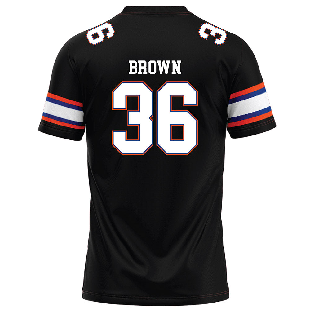 Florida - NCAA Football : Vincent Brown - Black Football Jersey-1