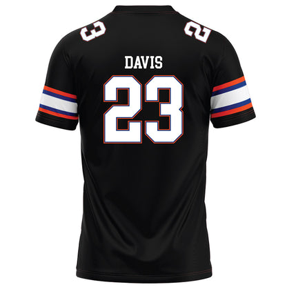Florida - NCAA Football : Josiah Davis - Black Football Jersey-1