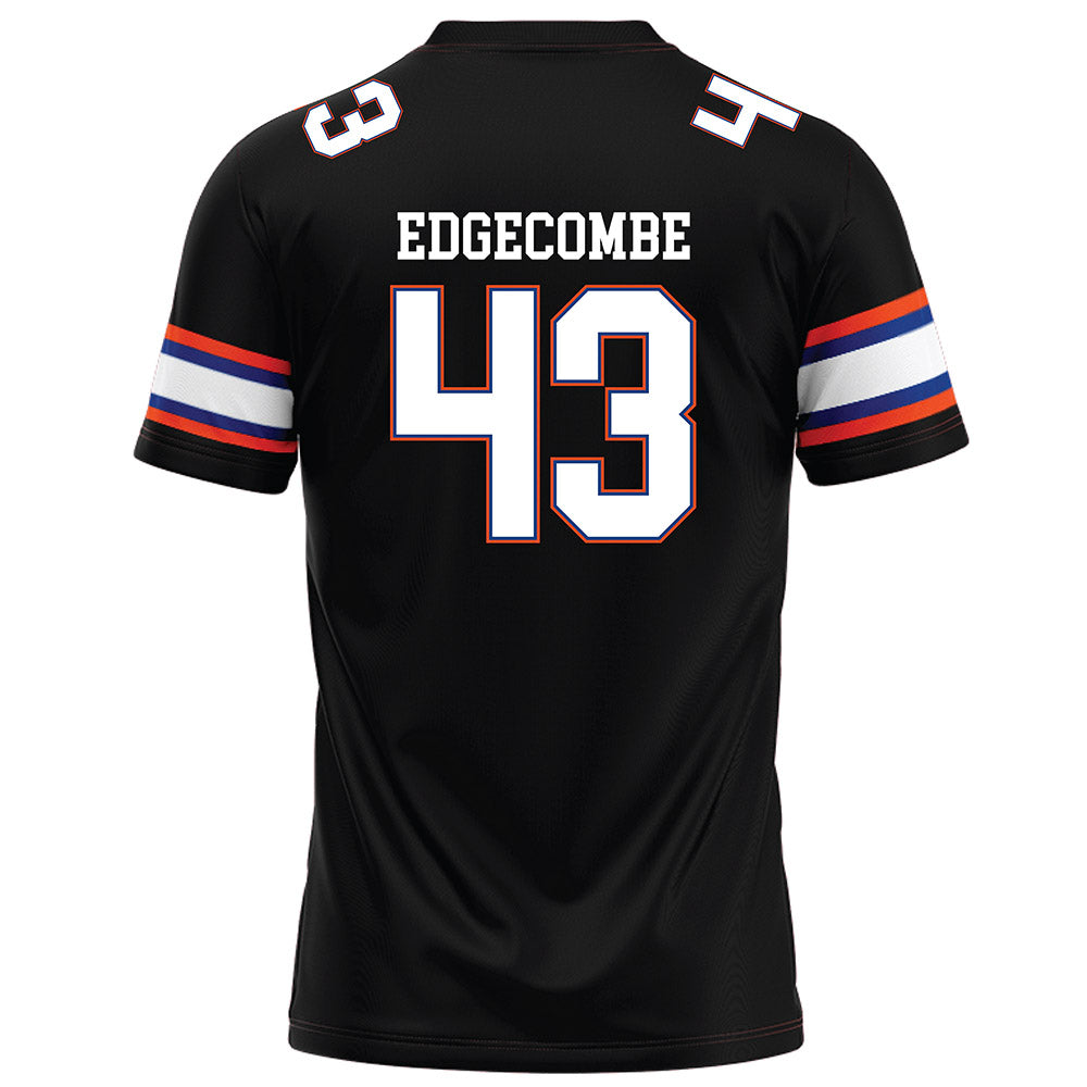 Florida - NCAA Football : Jaden Edgecombe - Black Football Jersey