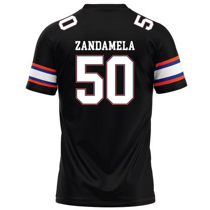 Florida - NCAA Football : Jason Zandamela - Black Football Jersey-1
