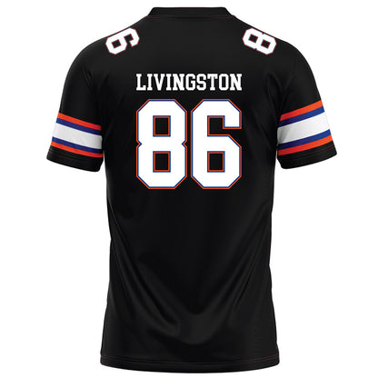 Florida - NCAA Football : Tony Livingston - Black Football Jersey