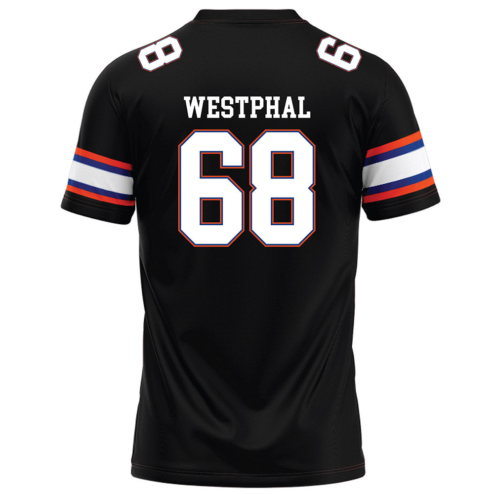 Florida - NCAA Football : Fletcher Westphal - Black Football Jersey